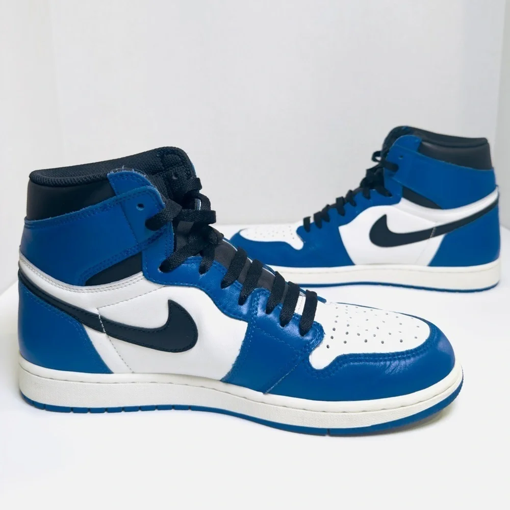 Nike Air Jordan 1 Retro High OG Game Royal 2018 Sneakers 555088-403 Size 10.5